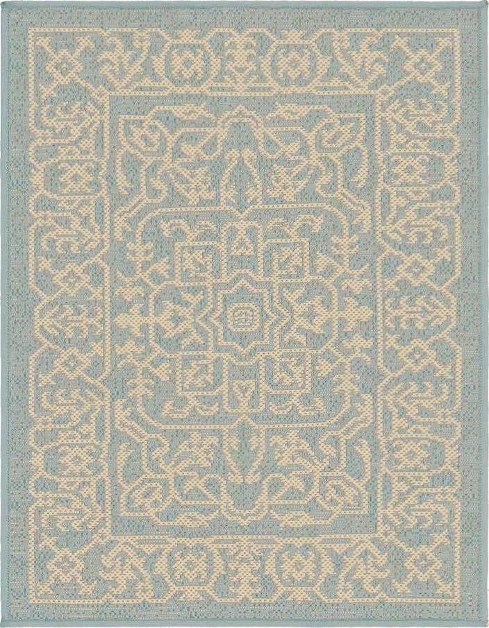 Detail image of 2' x 3' Easy-Clean Botanical Indoor / Outdoor Rug