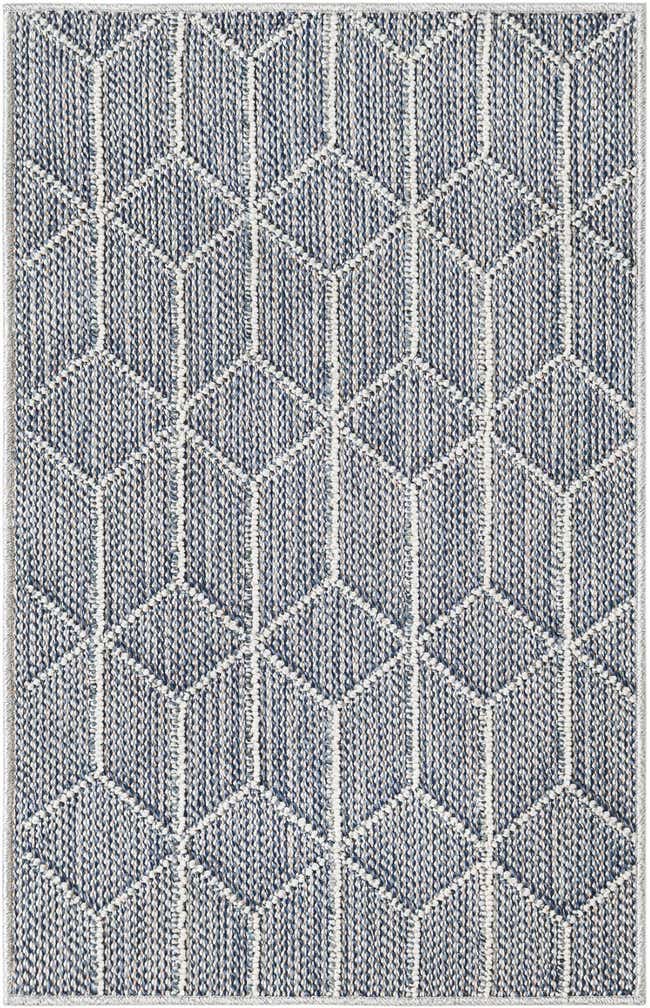2' x 3' 1 Easy-Clean Lattice Indoor / Outdoor Rug