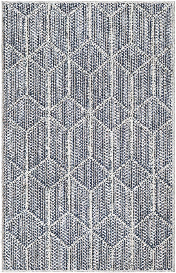 Detail image of 2' x 3' 1 Easy-Clean Lattice Indoor / Outdoor Rug