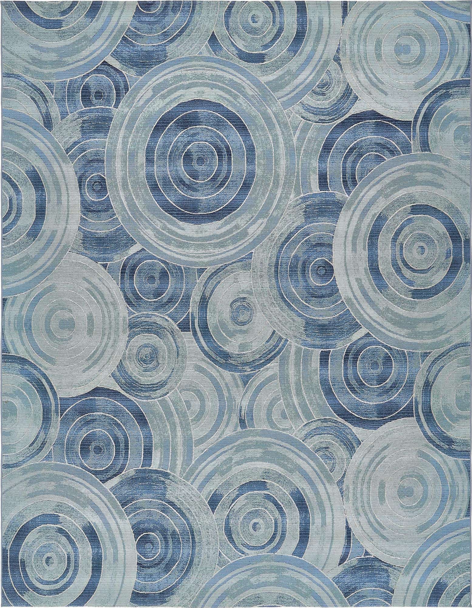 10' x 12' 2 Easy-Clean Modern Indoor / Outdoor Rug