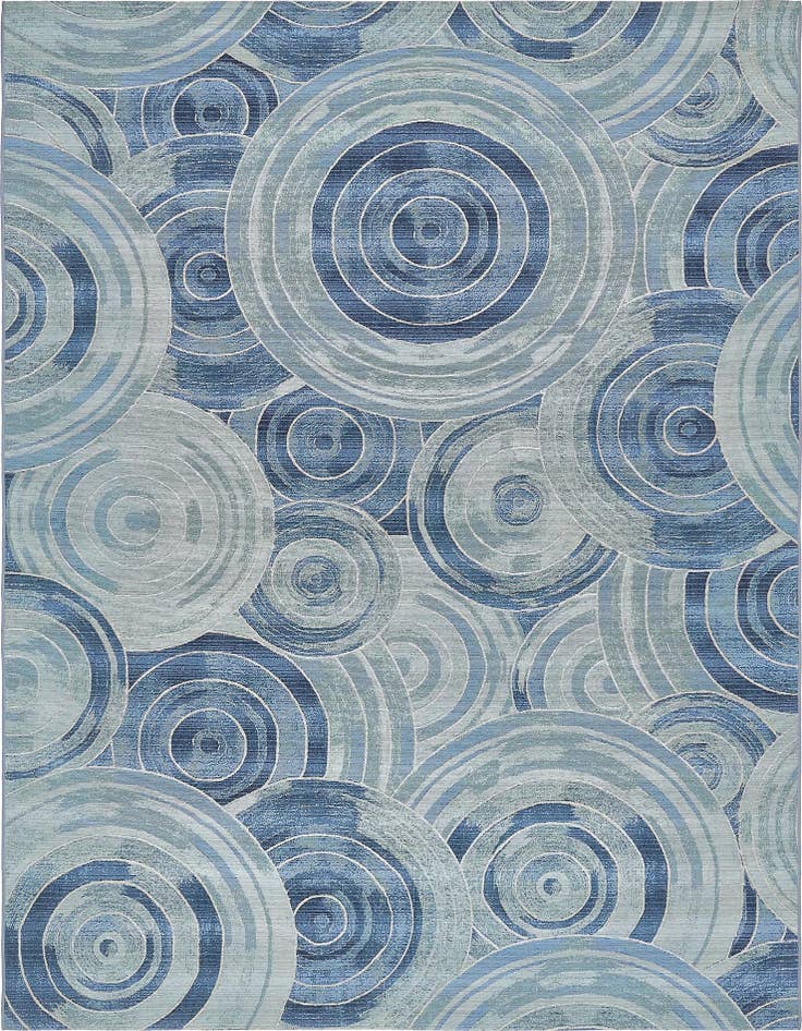 Detail image of 8' x 11' 4 Easy-Clean Modern Indoor / Outdoor Rug