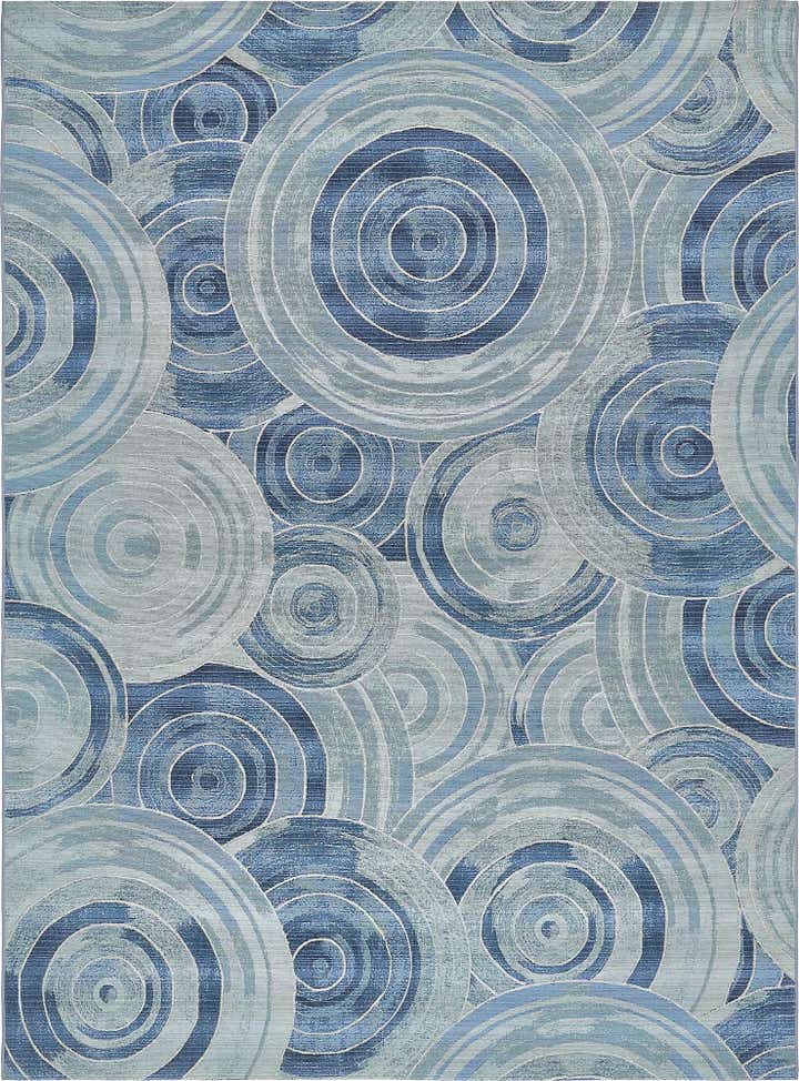 8' x 11' 4 Easy-Clean Modern Indoor / Outdoor Rug