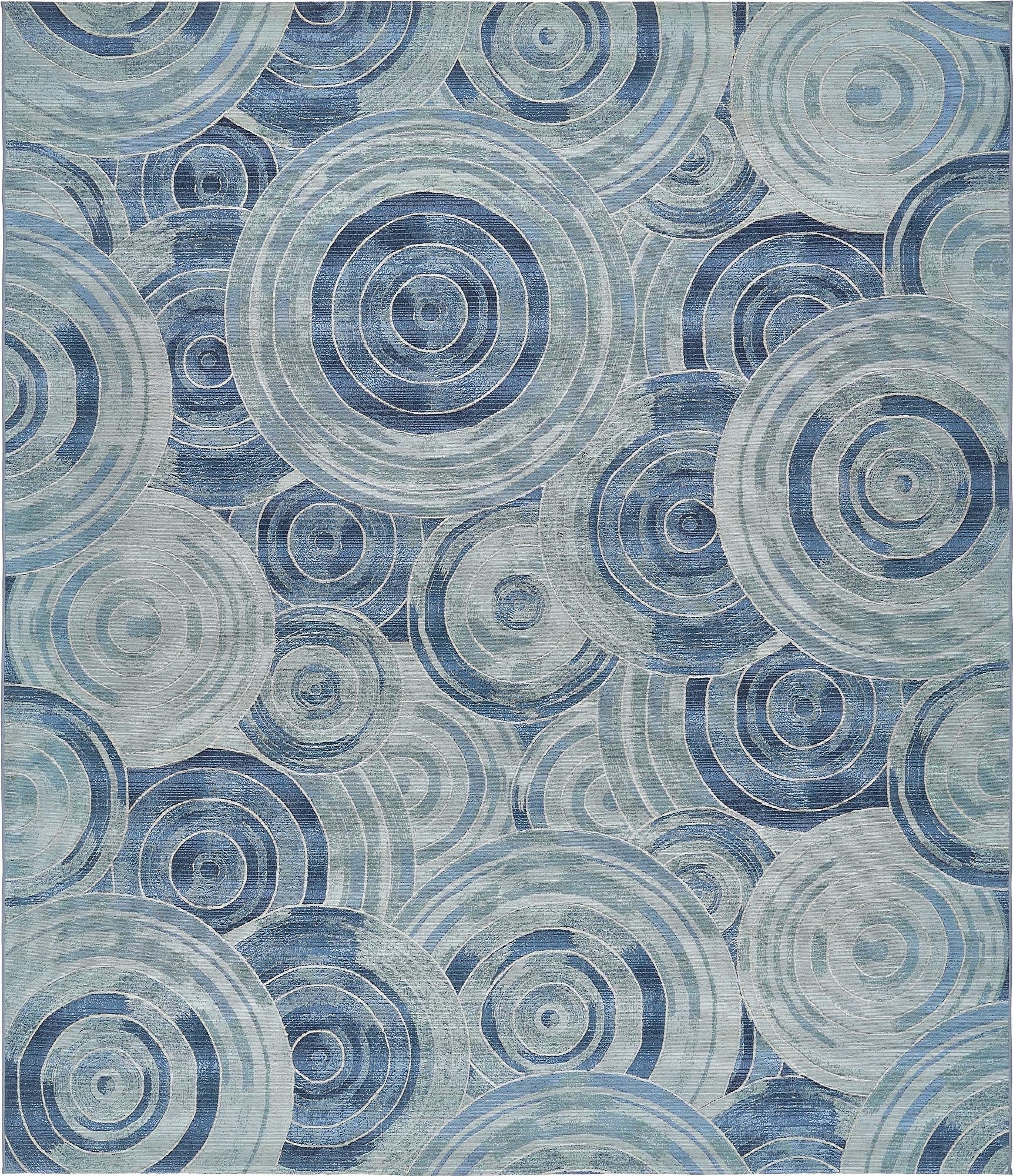 10' x 12' 2  Washable Modern Indoor / Outdoor Rug