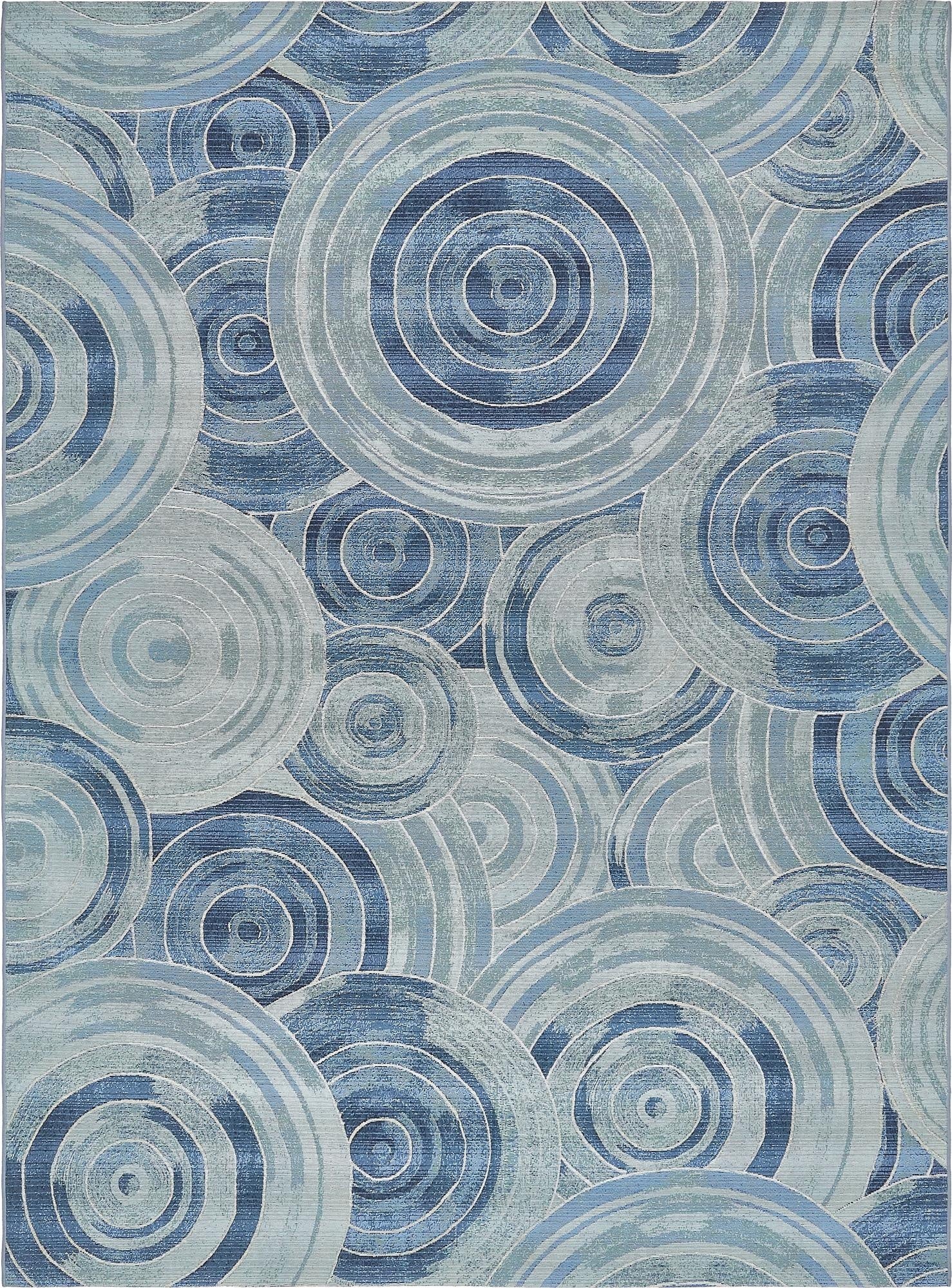 Primary image 8' x 11' 4  Washable Modern Indoor / Outdoor Rug