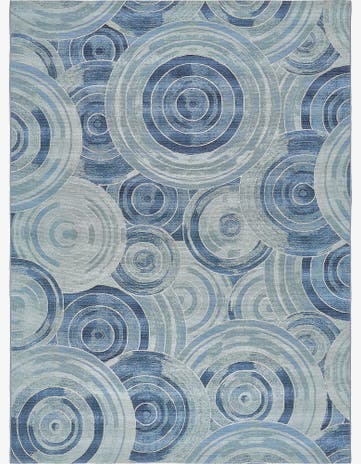 8' x 11' 4 Easy-Clean Modern Indoor / Outdoor Rug