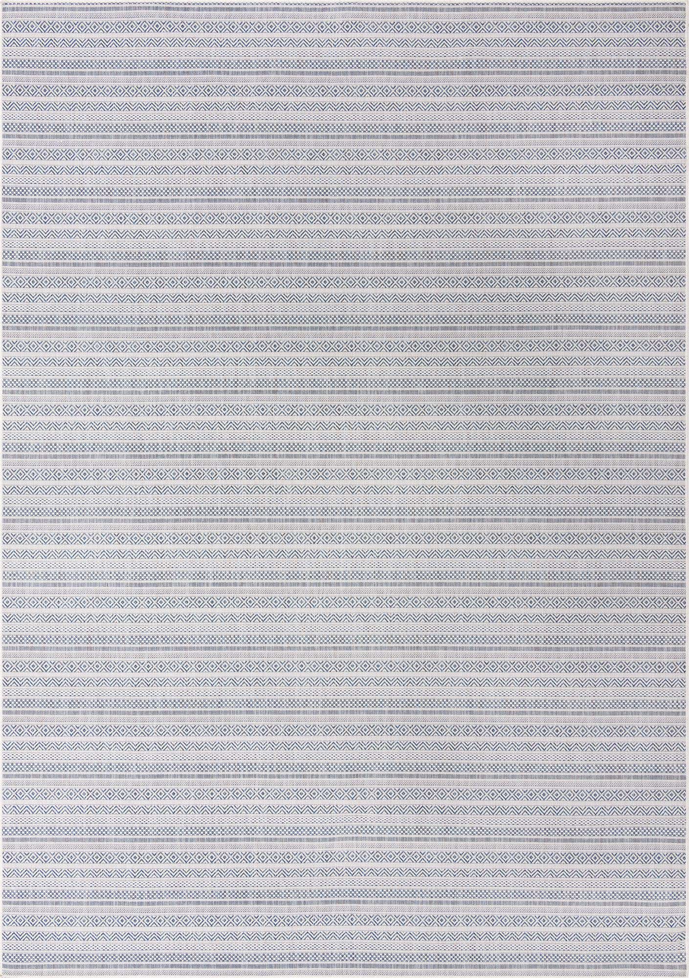 10' x 14' Easy-Clean Ribbon Indoor / Outdoor Rug