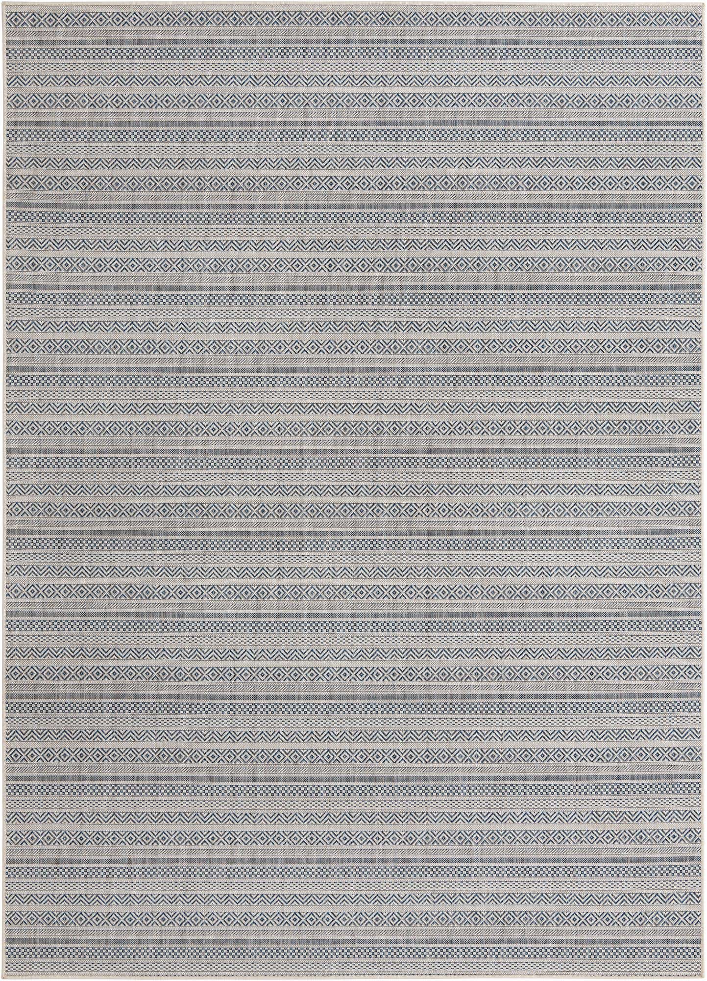 7' 10 x 11' Easy-Clean Ribbon Indoor / Outdoor Rug