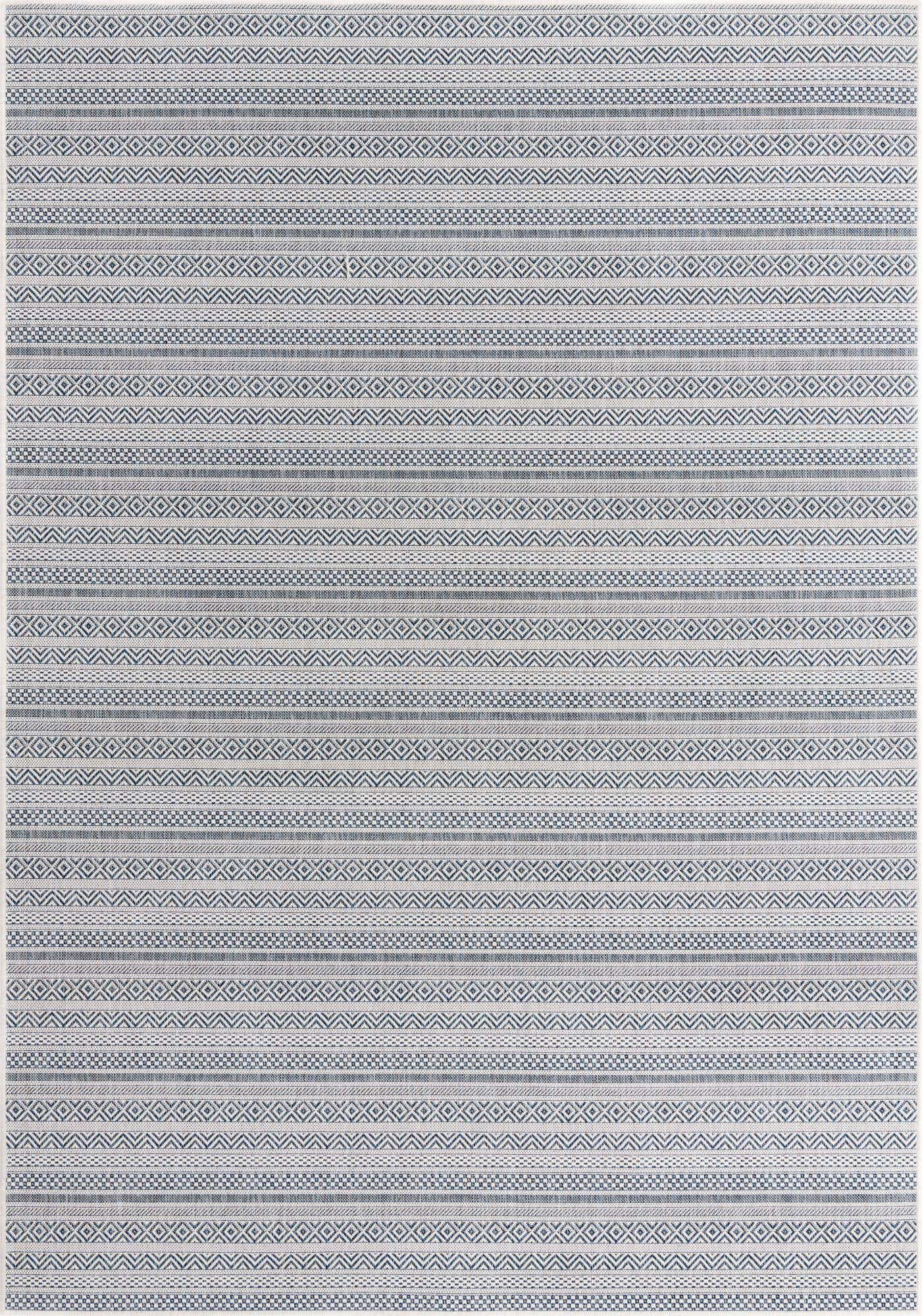 7' x 10' Easy-Clean Ribbon Indoor / Outdoor Rug