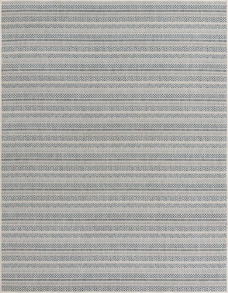 Detail image of 6' x 9' Easy-Clean Ribbon Indoor / Outdoor Rug