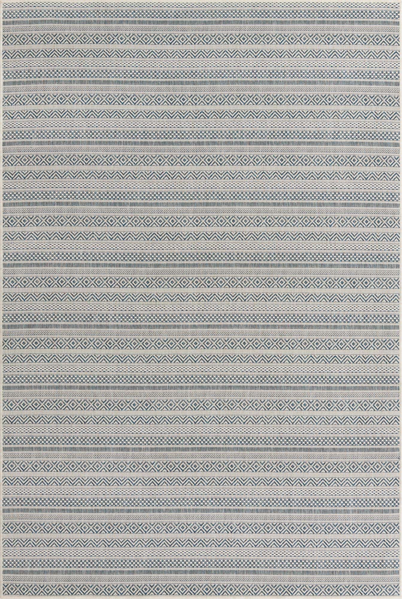 6' x 9' Easy-Clean Ribbon Indoor / Outdoor Rug