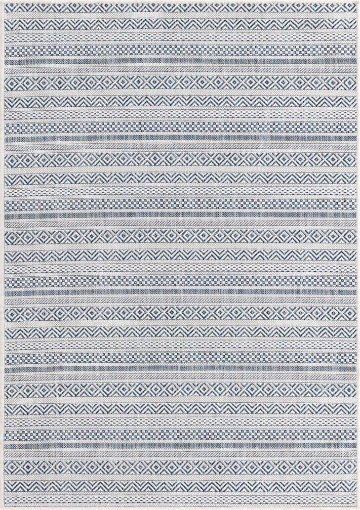 4' x 6' Easy-Clean Ribbon Indoor / Outdoor Rug