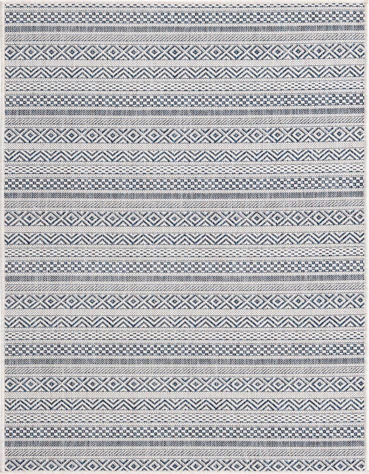 Detail image of 3' x 5' 3 Easy-Clean Ribbon Indoor / Outdoor Rug