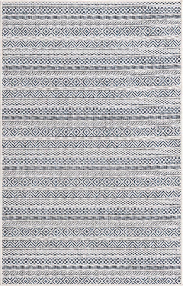 Detail image of 3' x 5' 3 Easy-Clean Ribbon Indoor / Outdoor Rug