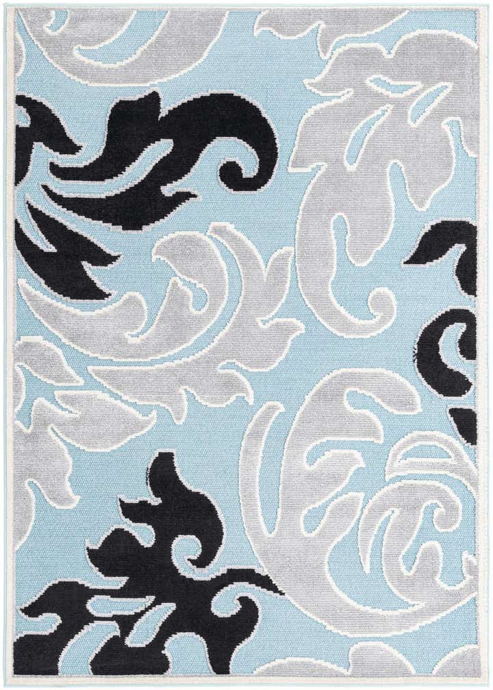 5' 3 x 7' 7 Easy-Clean Indoor / Outdoor Rug