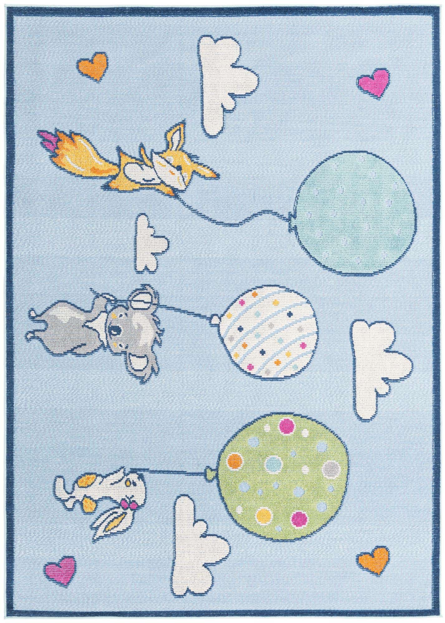 5' 3 x 7' 7 Easy-Clean Indoor / Outdoor Rug