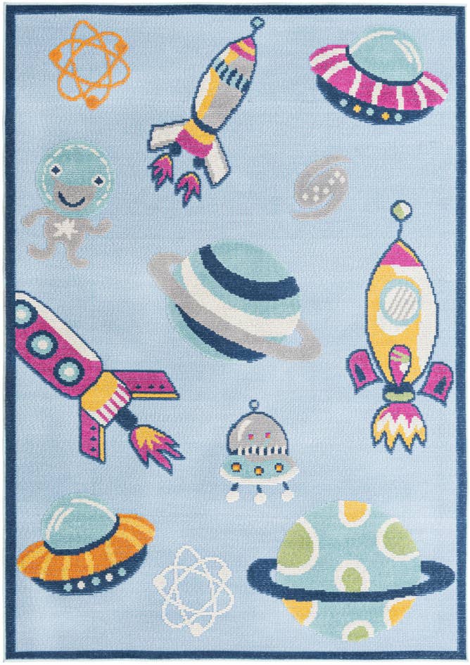 Detail image of 5' 3 x 7' 7 Easy-Clean Indoor / Outdoor Rug