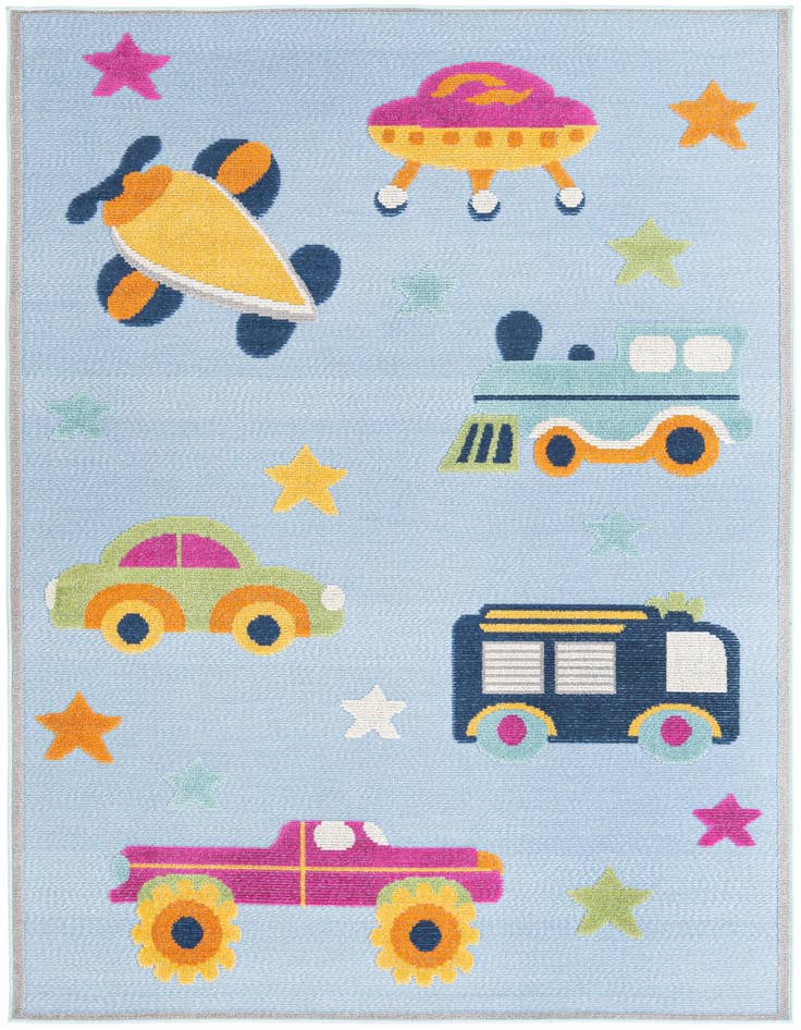 Detail image of 5' 3 x 7' 7 Easy-Clean Indoor / Outdoor Rug