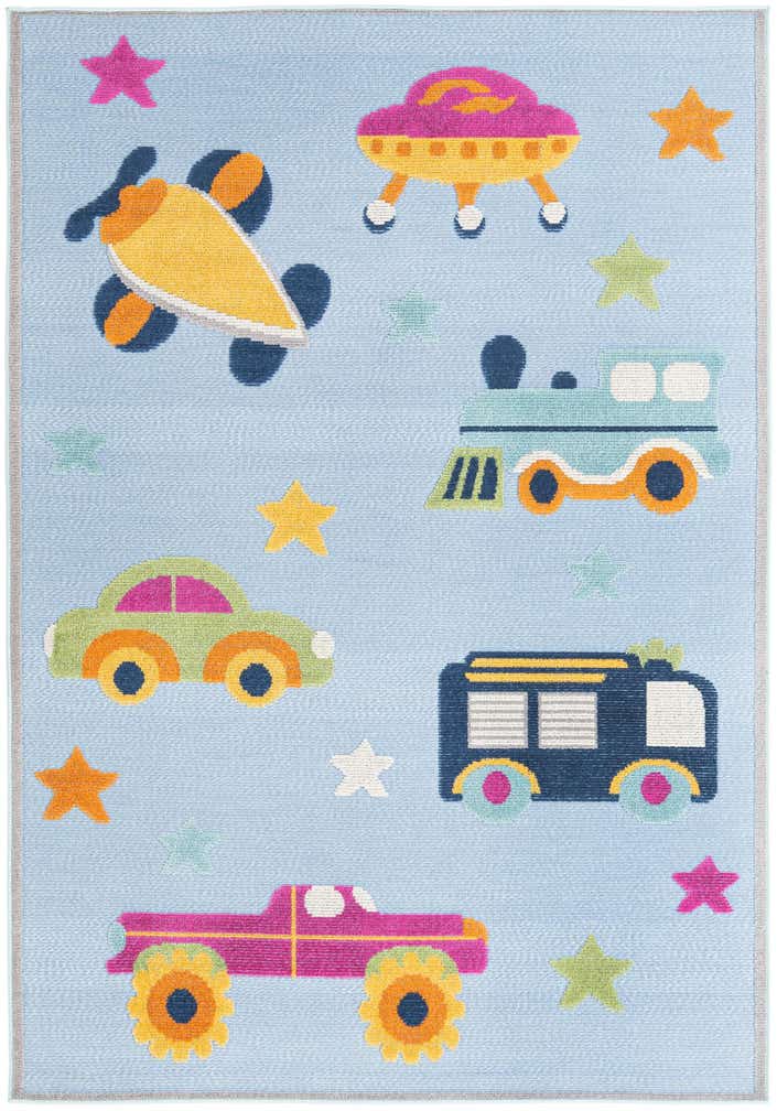 5' 3 x 7' 7 Easy-Clean Indoor / Outdoor Rug