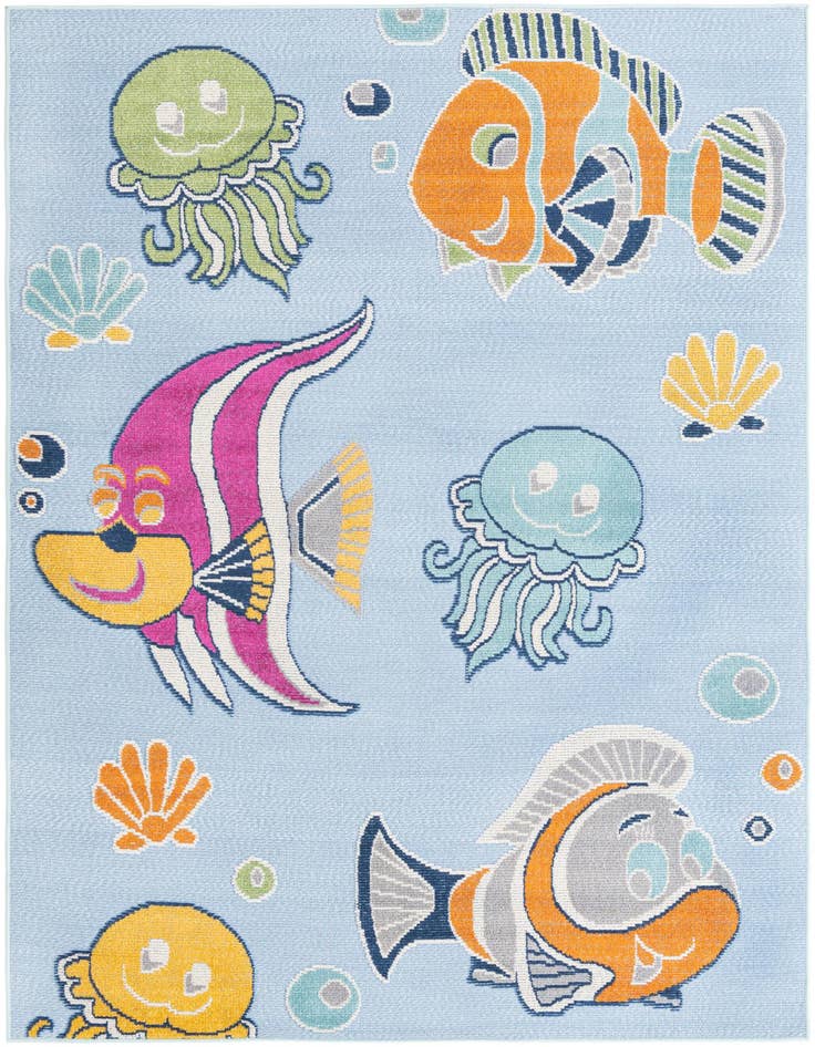 Detail image of 5' 3 x 7' 7 Easy-Clean Indoor / Outdoor Rug