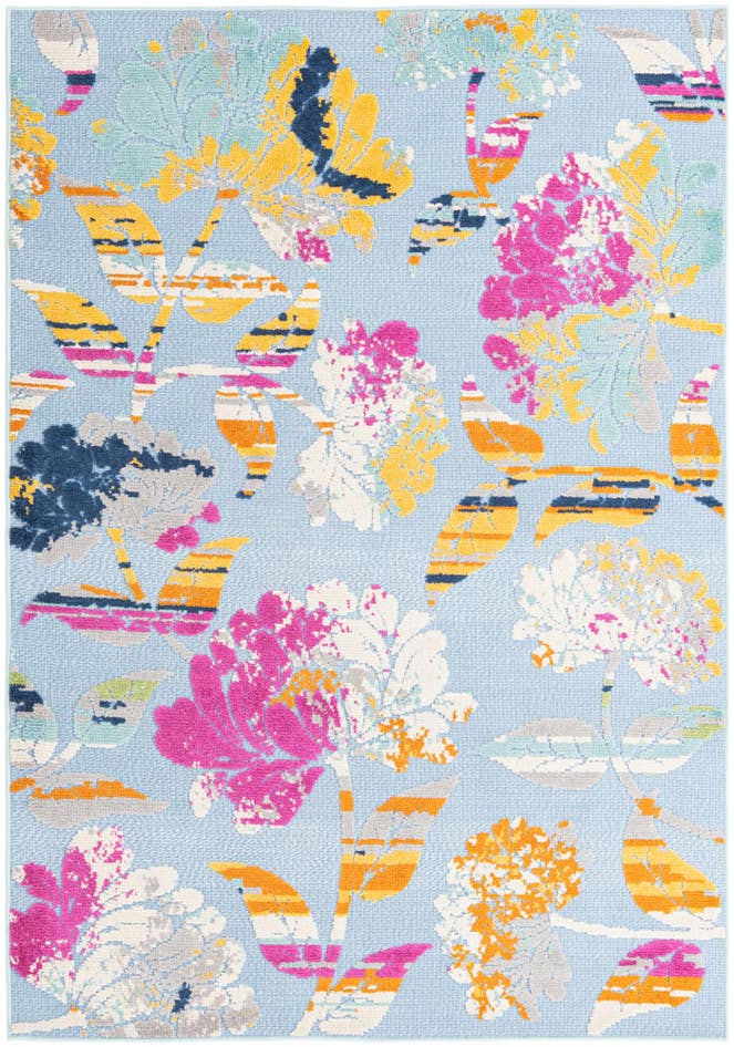Detail image of 5' 3 x 7' 7 Easy-Clean Indoor / Outdoor Rug