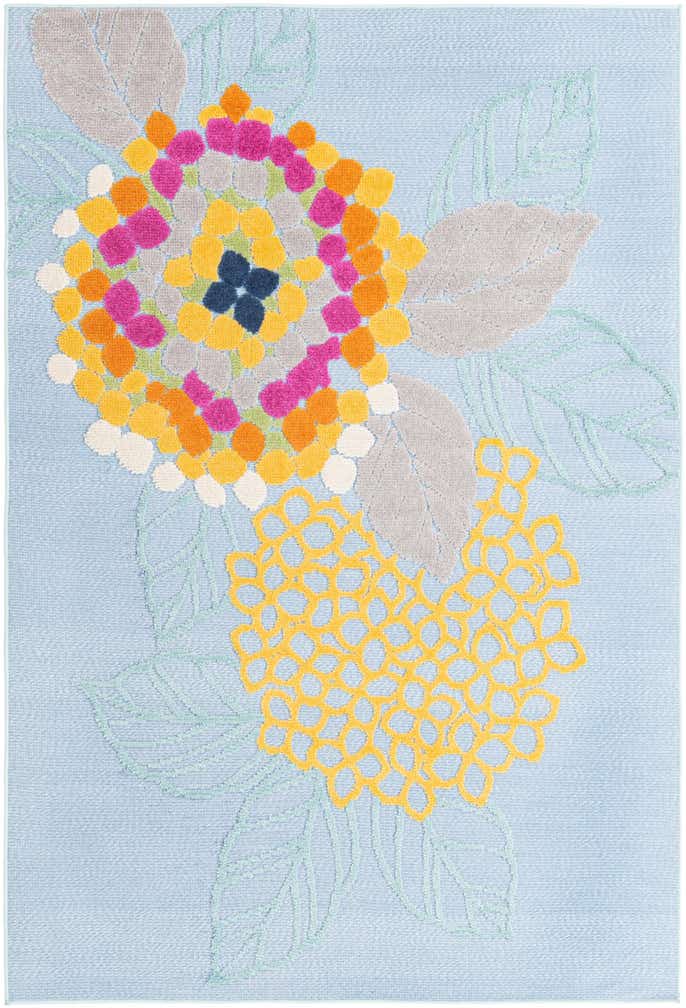 5' 3 x 7' 7 Easy-Clean Indoor / Outdoor Rug