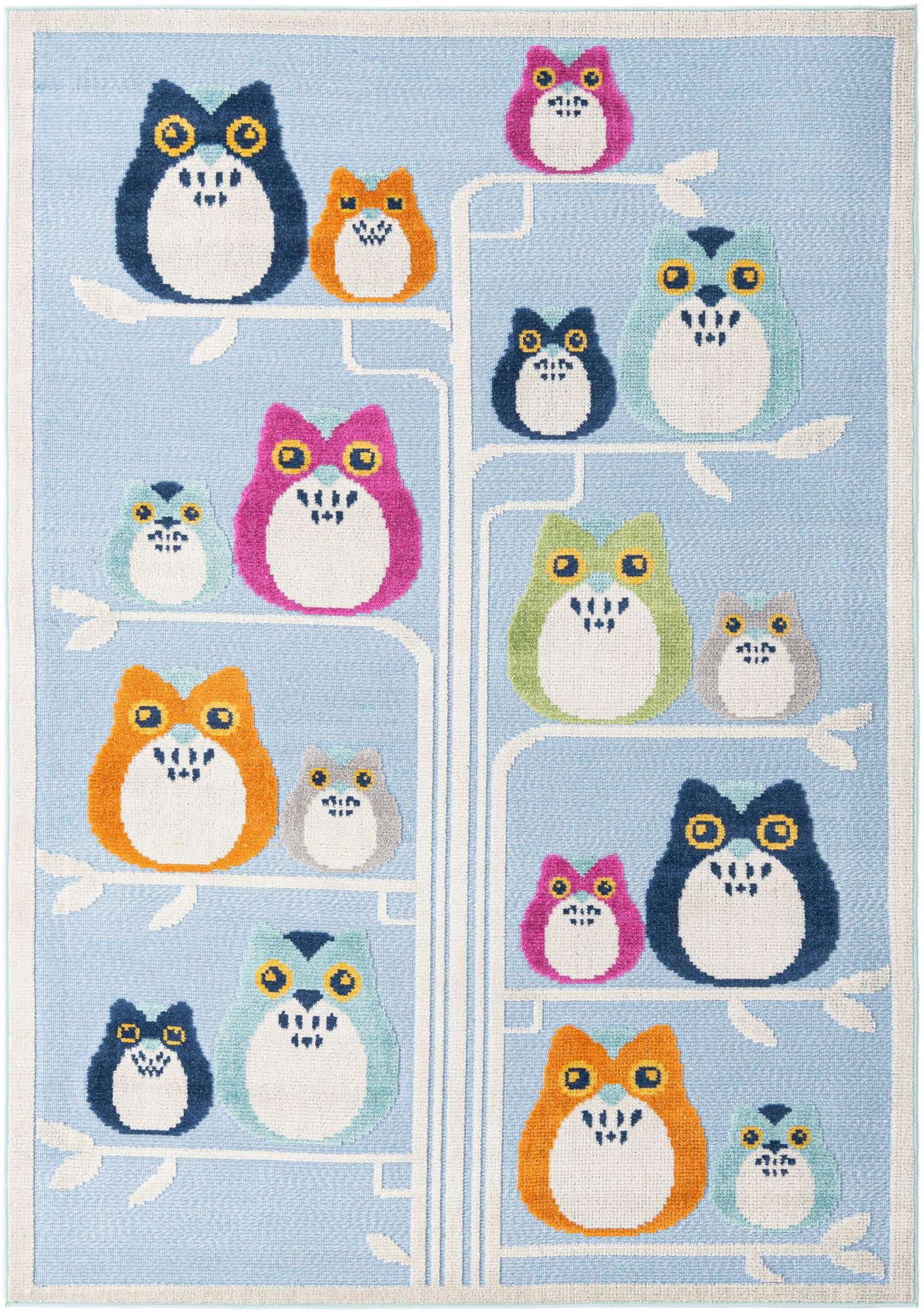 5' 3 x 7' 7 Easy-Clean Indoor / Outdoor Rug