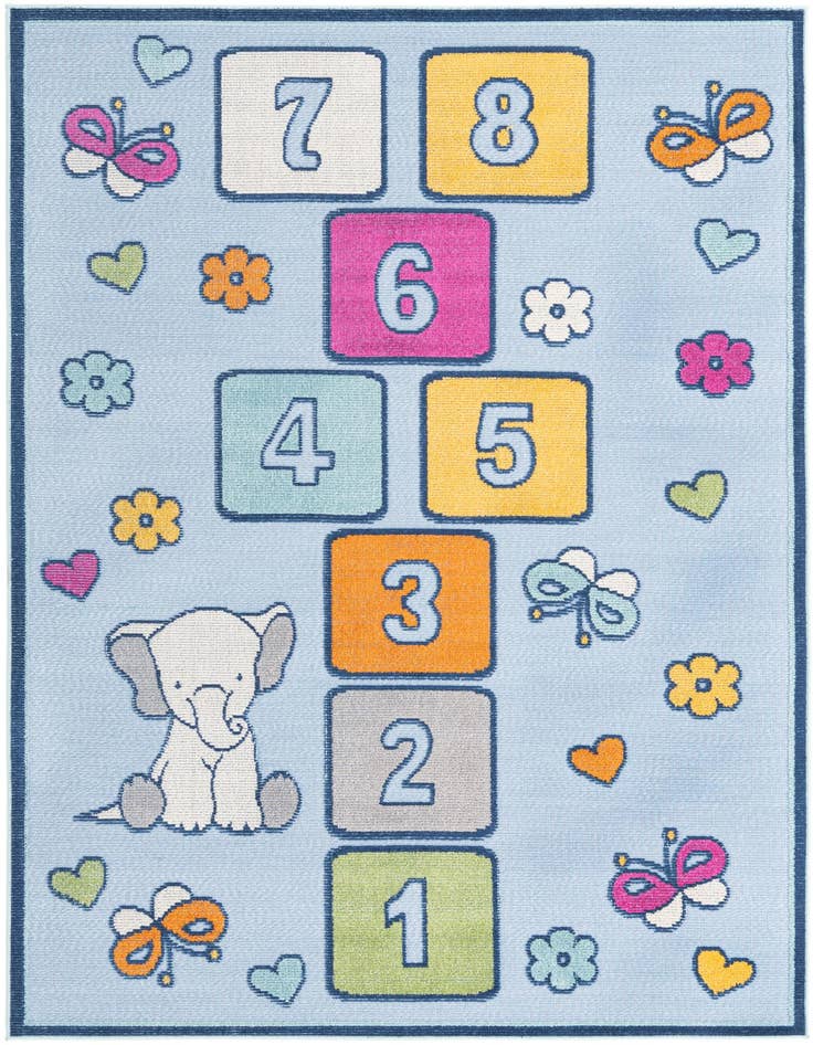 Detail image of 5' 3 x 7' 7 Easy-Clean Indoor / Outdoor Rug