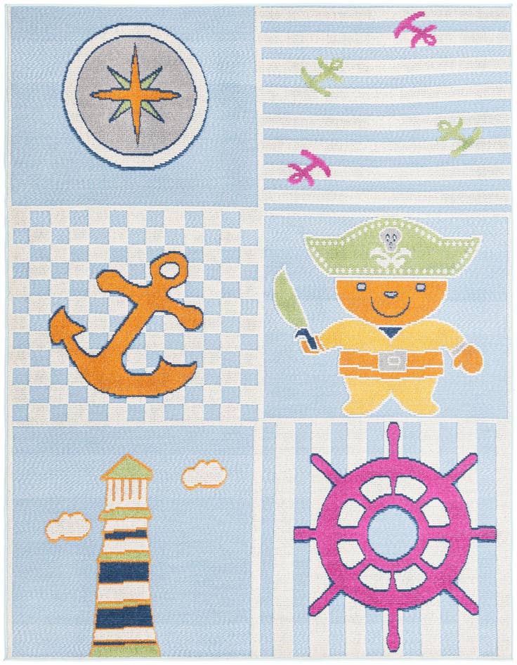 Detail image of 5' 3 x 7' 7 Easy-Clean Indoor / Outdoor Rug