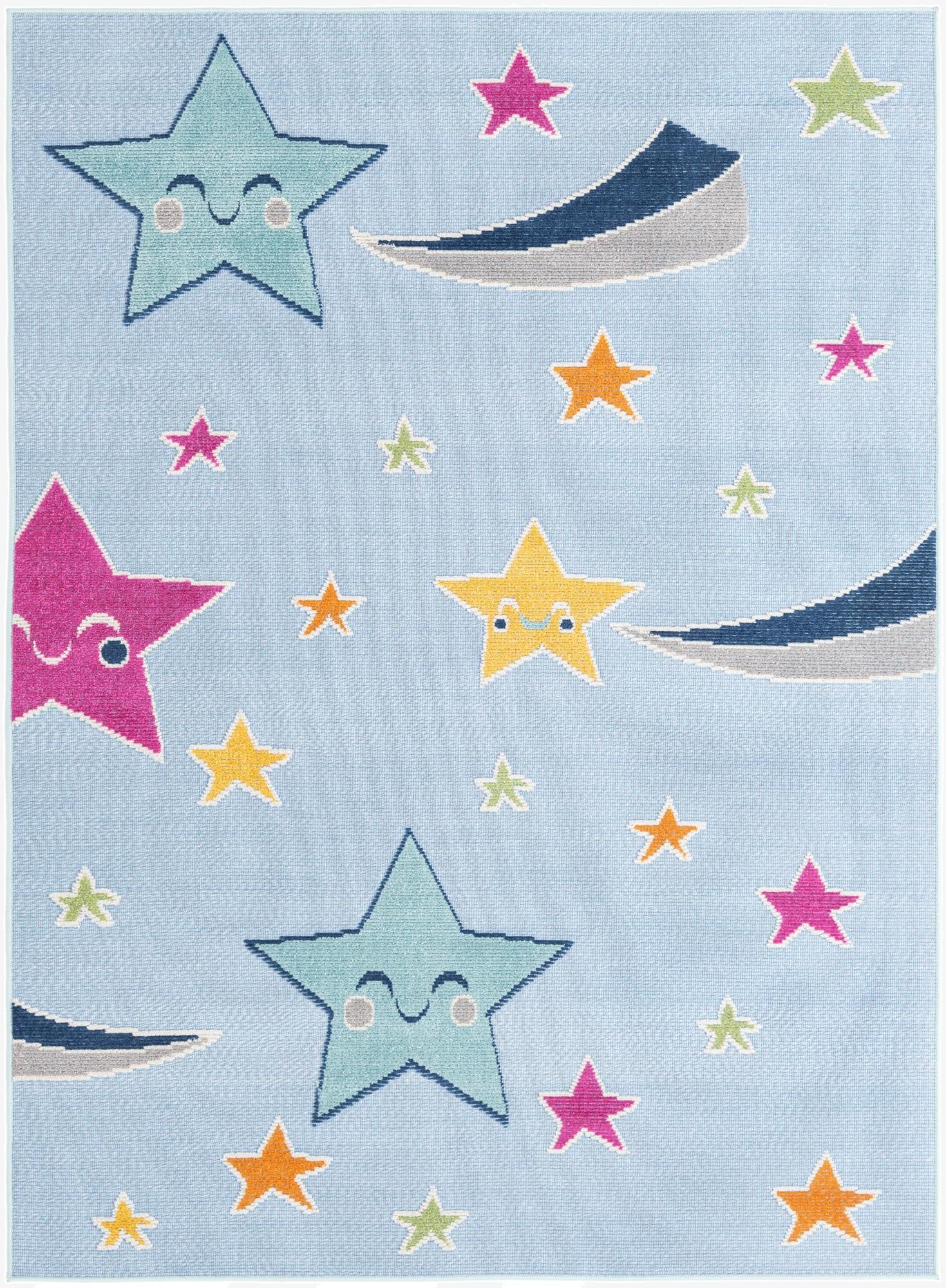 5' 3 x 7' 7  Washable  Indoor / Outdoor Rug