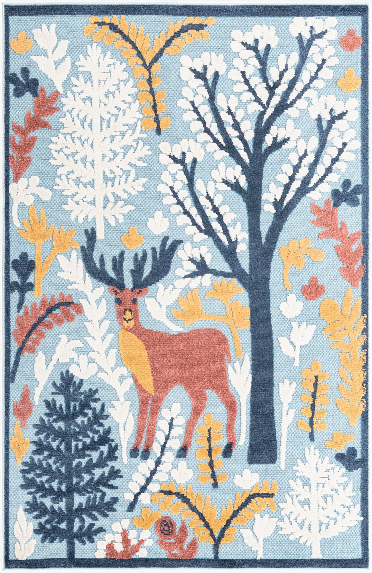 5' x 7' 7 Washable Indoor / Outdoor Rug