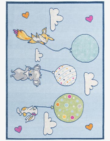 5' 3 x 7' 7 Easy-Clean Indoor / Outdoor Rug