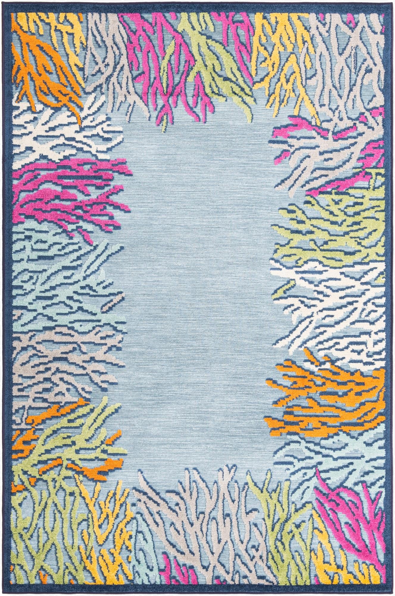 Primary image 5' x 7' 7  Washable  Indoor / Outdoor Rug