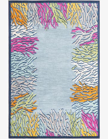 5' x 7' 7 Easy-Clean Indoor / Outdoor Rug