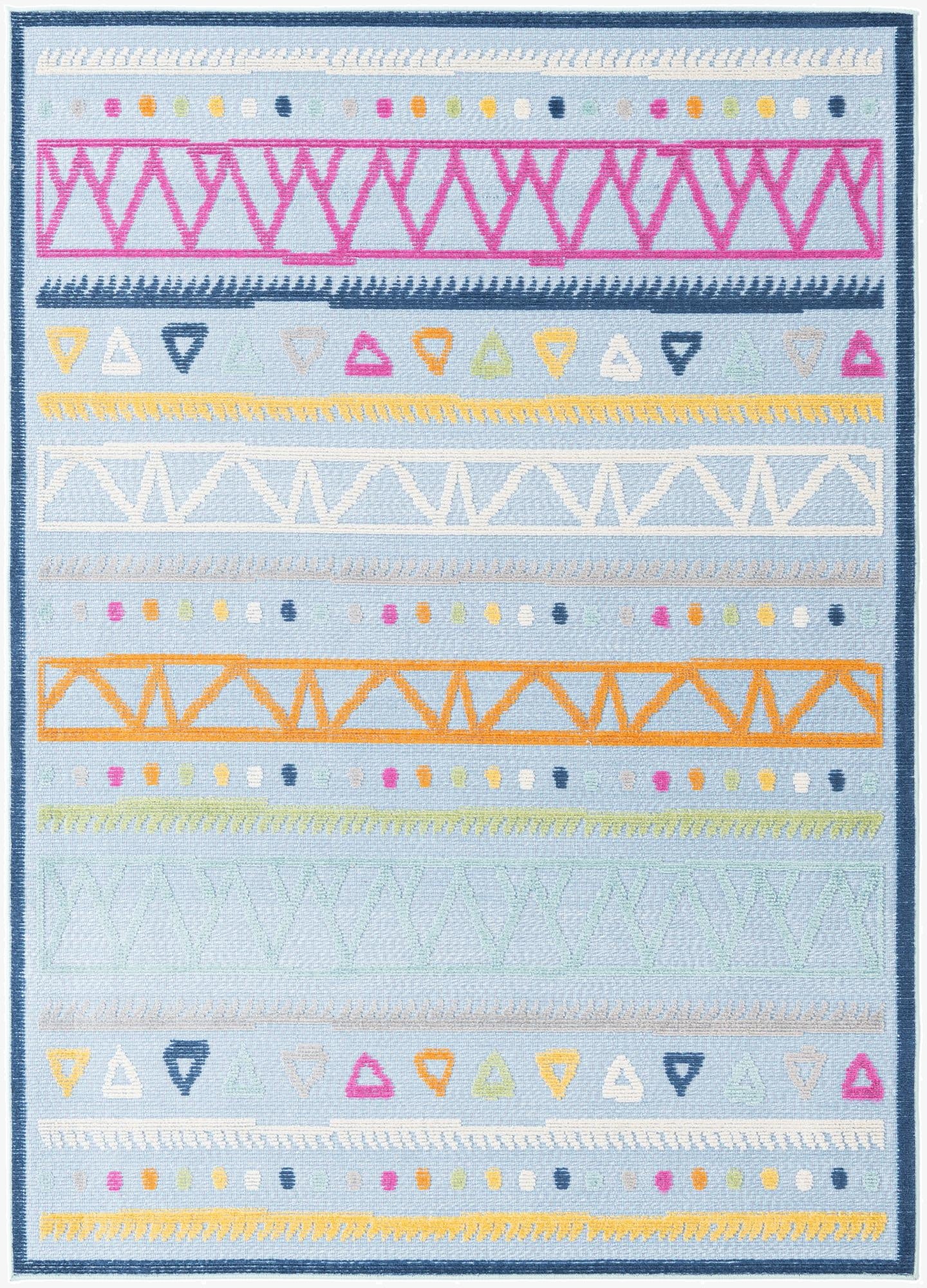 Primary image 5' 3 x 7' 7  Washable  Indoor / Outdoor Rug