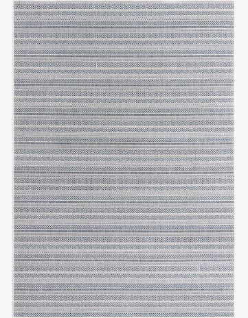 7' x 10' Easy-Clean Striped Indoor / Outdoor Rug