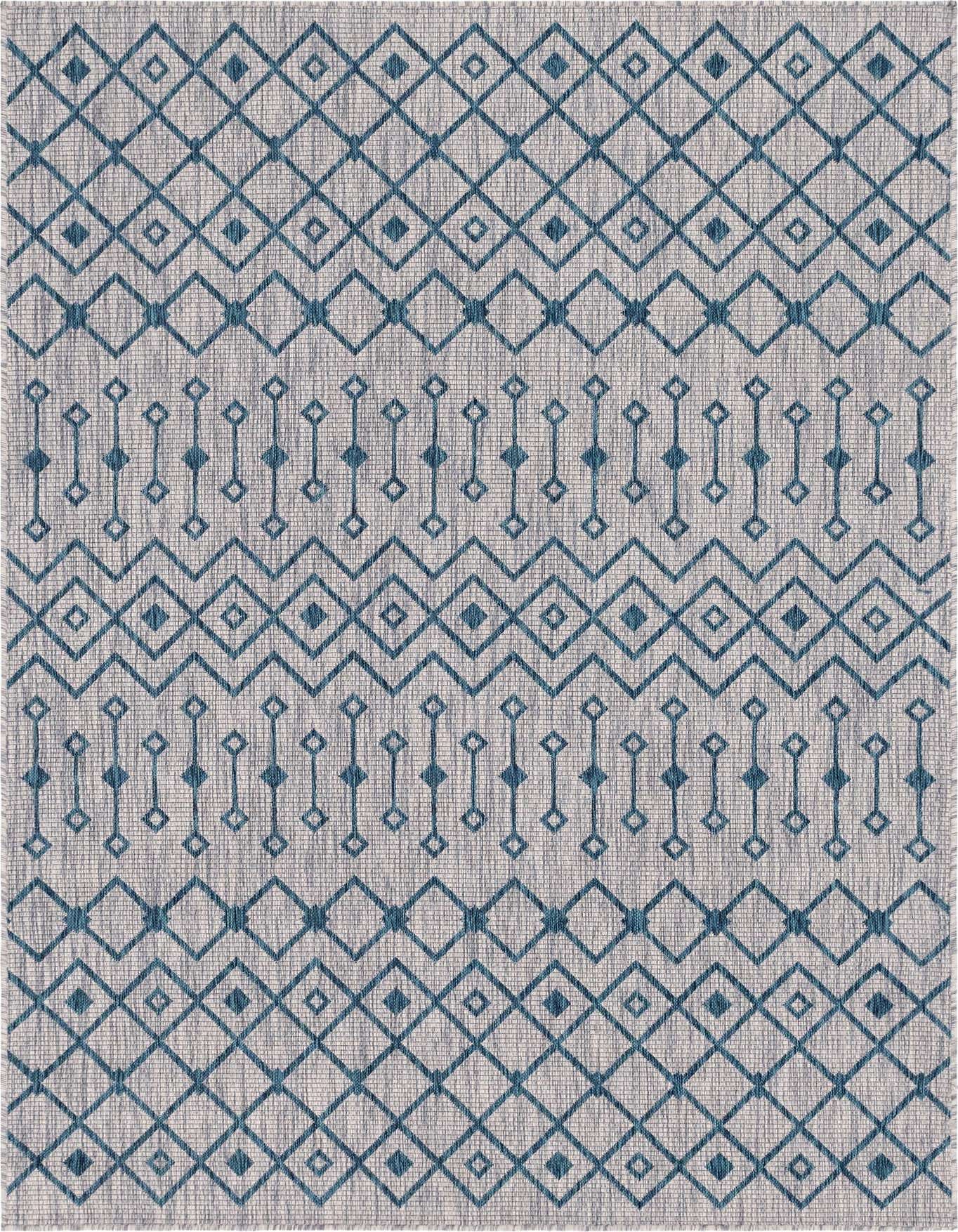 6' x 9' Easy-Clean Trellis Indoor / Outdoor Rug