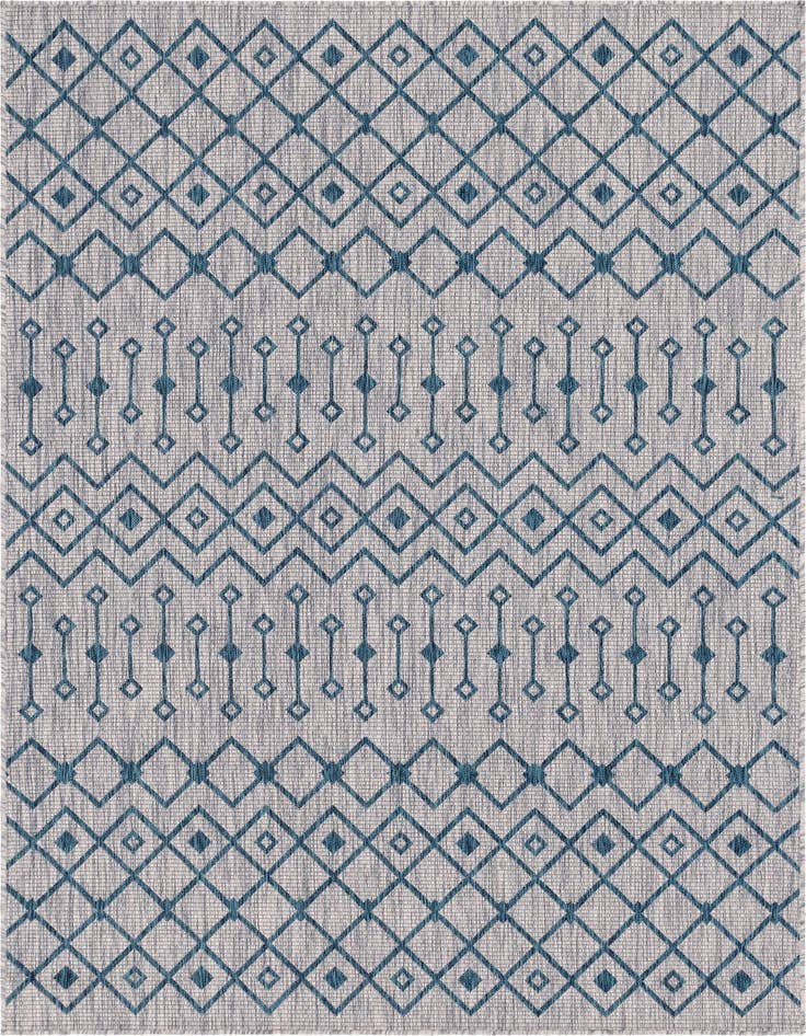 Detail image of 6' x 9' Easy-Clean Trellis Indoor / Outdoor Rug