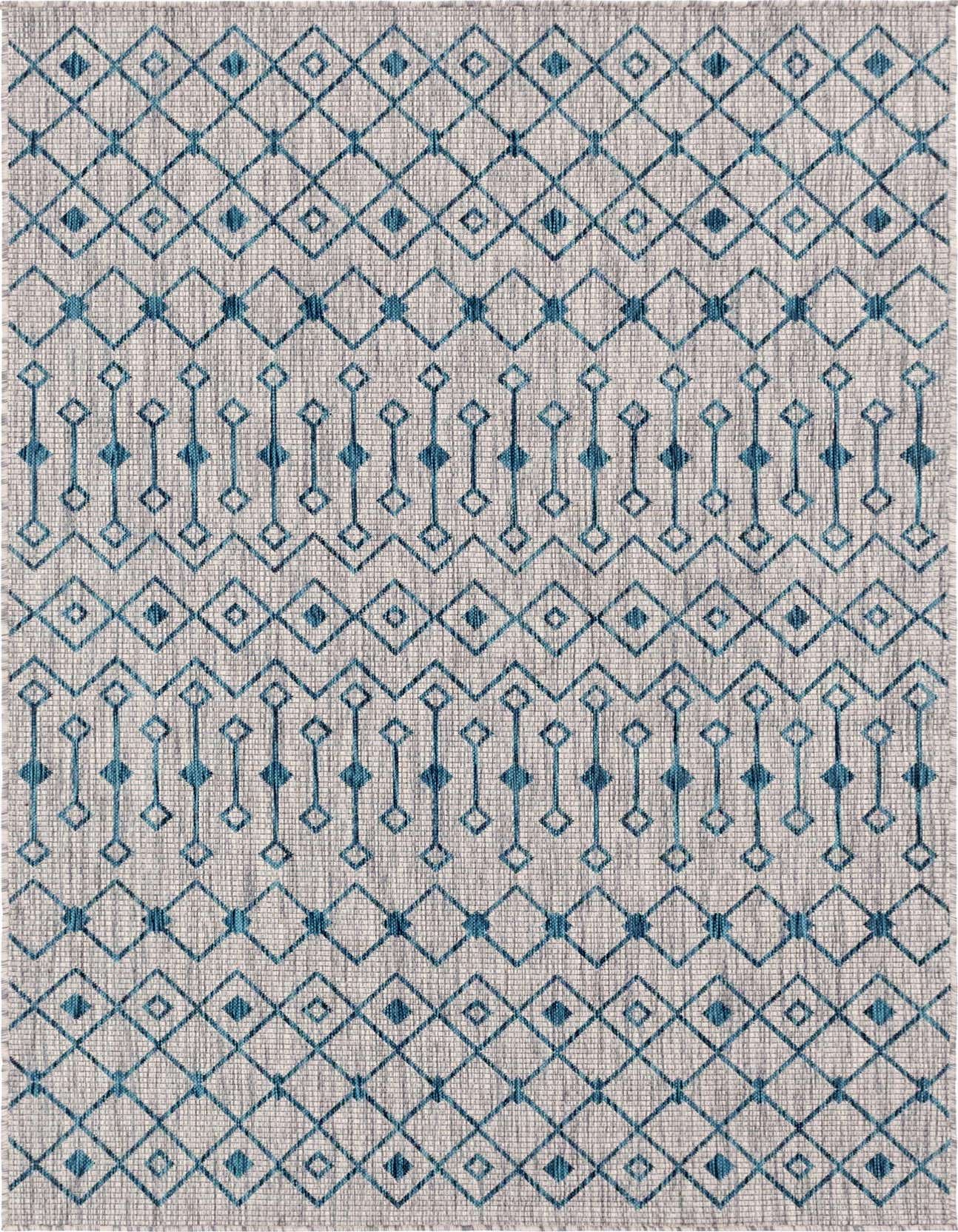 5' x 8' Easy-Clean Trellis Indoor / Outdoor Rug