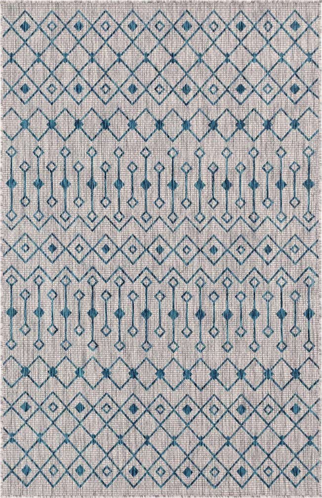 5' x 8' Easy-Clean Trellis Indoor / Outdoor Rug