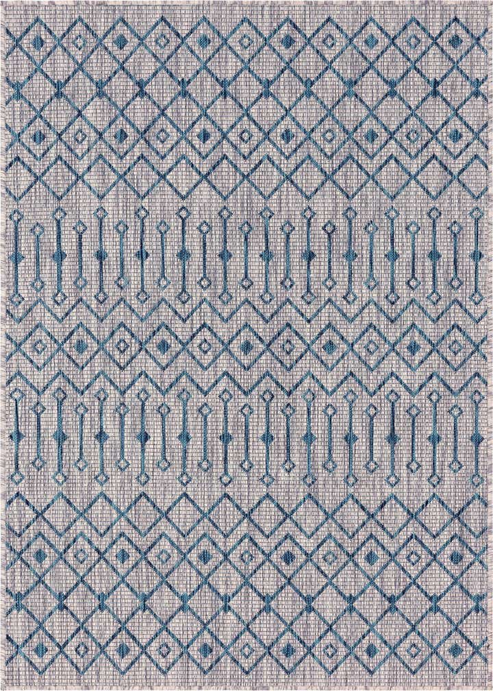 4' x 6' Easy-Clean Trellis Indoor / Outdoor Rug