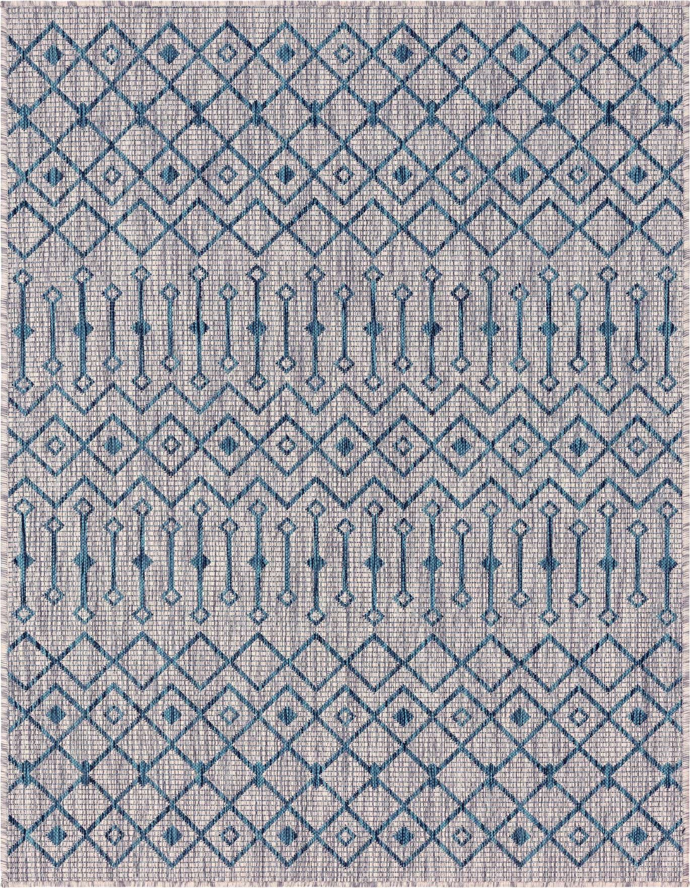 4' x 6' Easy-Clean Trellis Indoor / Outdoor Rug