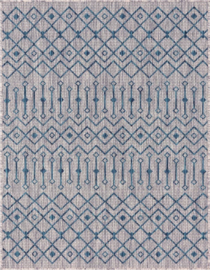 Detail image of 4' x 6' Easy-Clean Trellis Indoor / Outdoor Rug