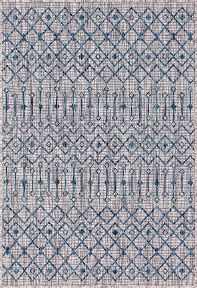 4' x 6' Easy-Clean Trellis Indoor / Outdoor Rug