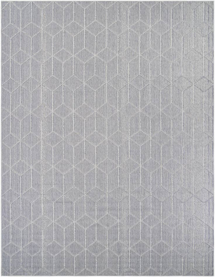Detail image of 10' x 14' 1 Easy-Clean Trellis Indoor / Outdoor Rug