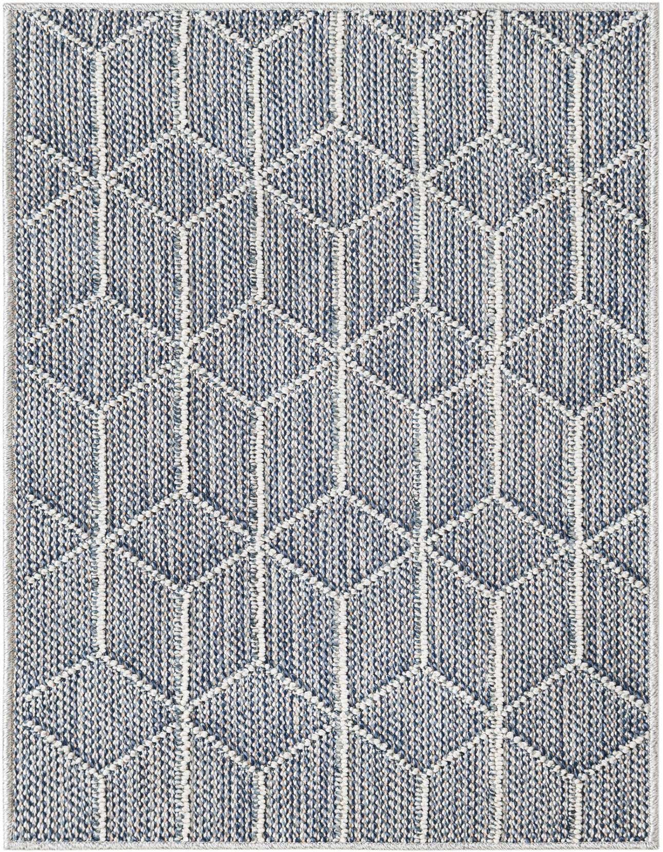 2' x 3' 1 Easy-Clean Trellis Indoor / Outdoor Rug