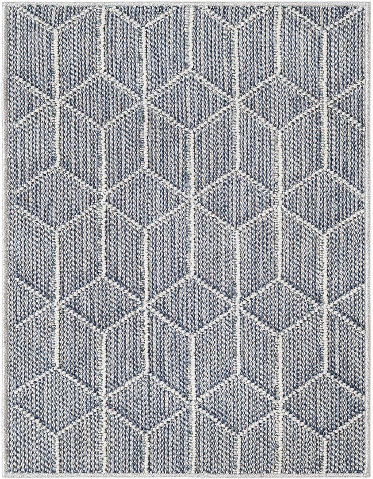 Detail image of 2' x 3' 1 Easy-Clean Trellis Indoor / Outdoor Rug