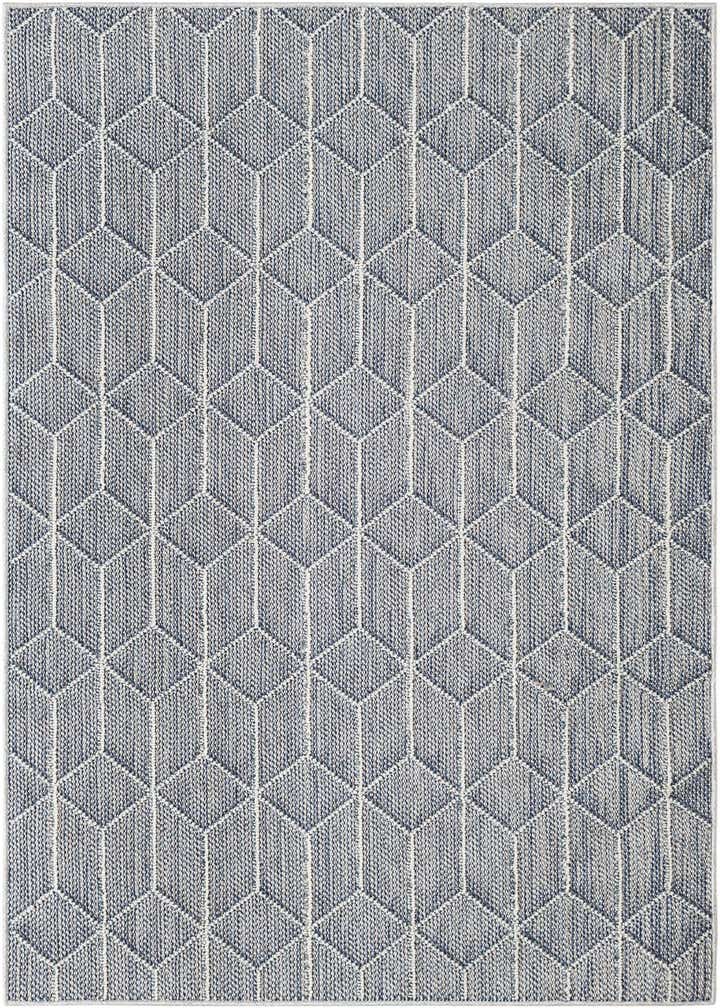 4' 1 x 6' 1 Easy-Clean Trellis Indoor / Outdoor Rug