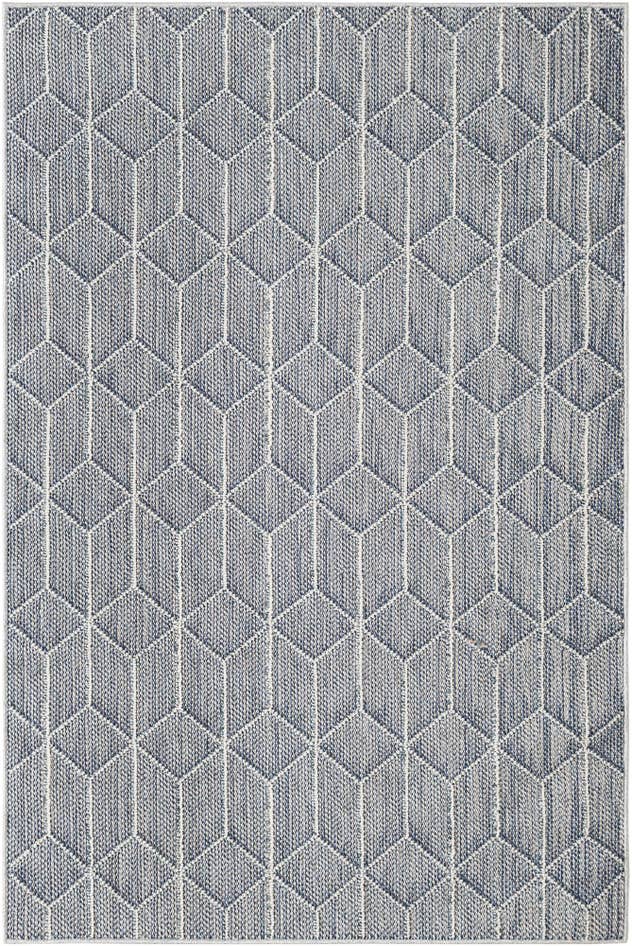 Detail image of 4' 1 x 6' 1 Easy-Clean Trellis Indoor / Outdoor Rug
