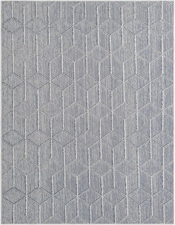 Detail image of 5' 3 x 8' Easy-Clean Trellis Indoor / Outdoor Rug