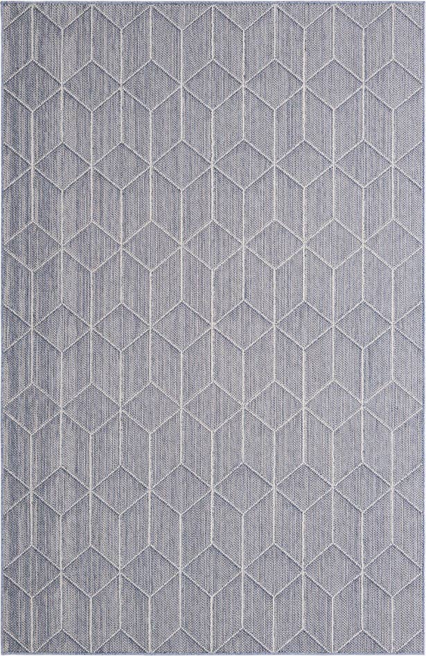Detail image of 6' 1 x 9' Easy-Clean Trellis Indoor / Outdoor Rug